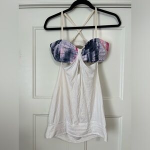 Lululemon sports bra/flowy tank top. Size 8